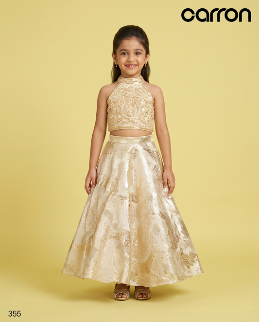 Soft Gold Colour Ghaghra Choli(GE-GGHC_355)