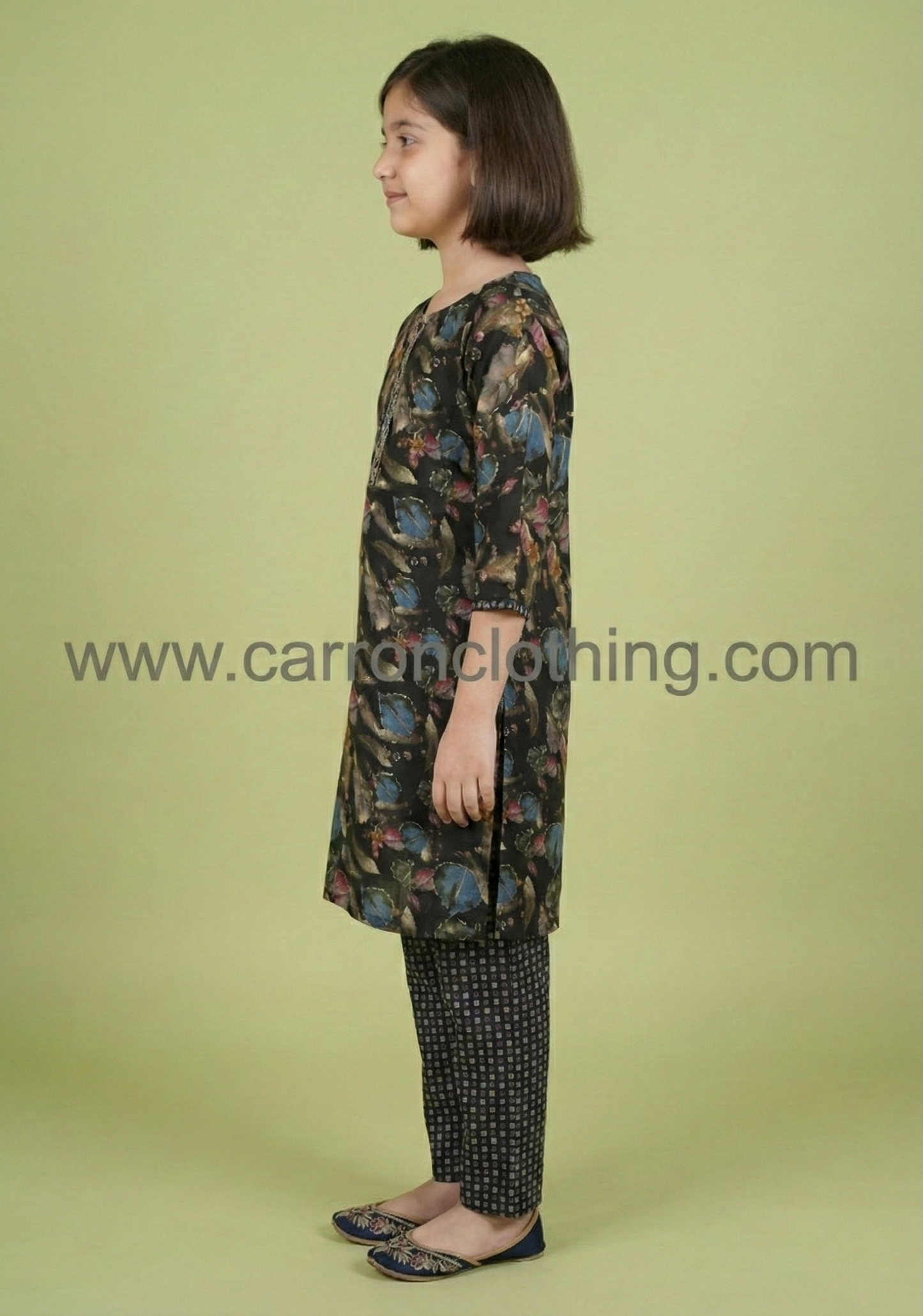 Black Colour Kurti Set (GC-GKUS_4355)