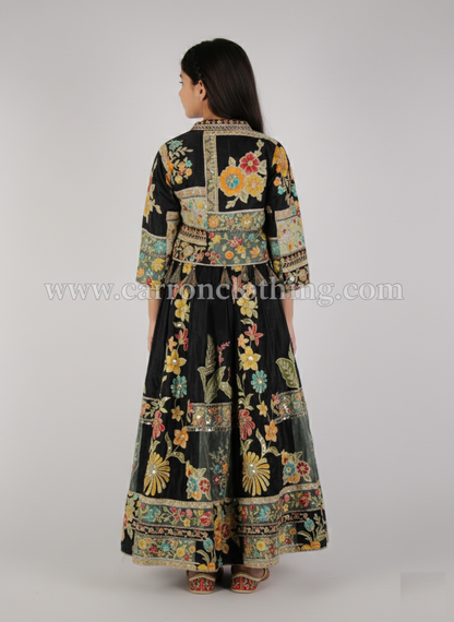 Black Colour Ghaghra Choli(GE-GGHC_5878)