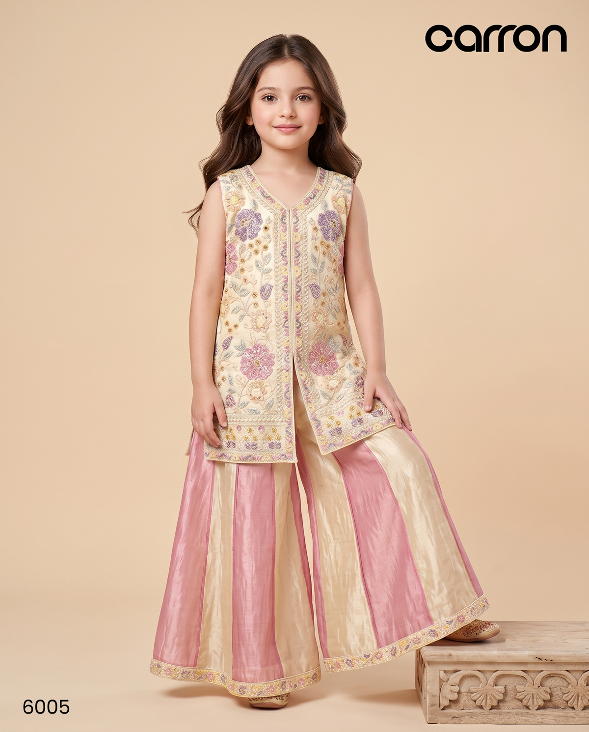 Chickoo Colour Plazo Set(GE-GPZS_6005)