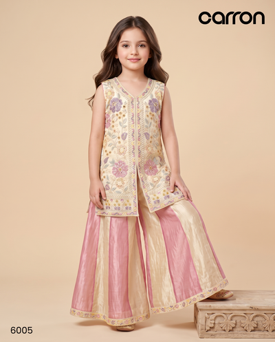 Chickoo Colour Plazo Set(GE-GPZS_6005)