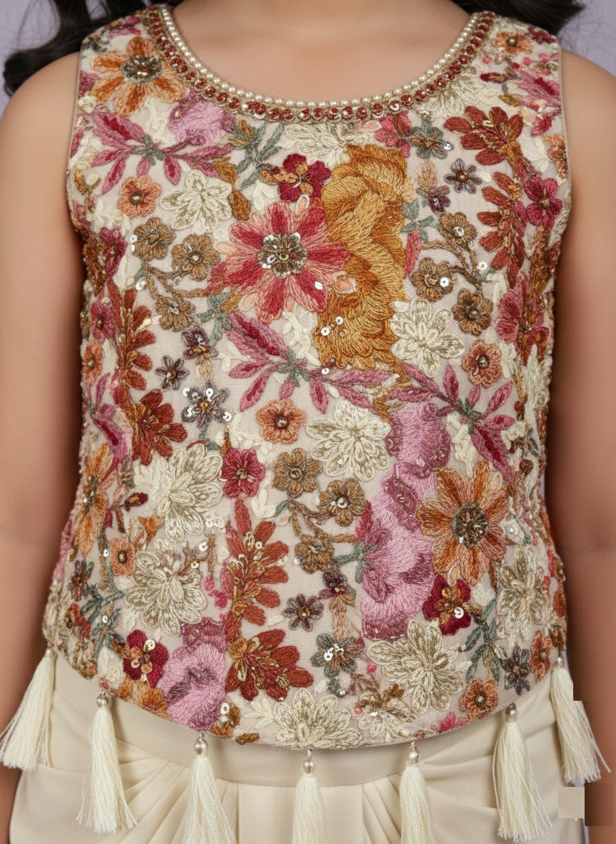 Cream Colour Chudidar(GE-GCHU_604)