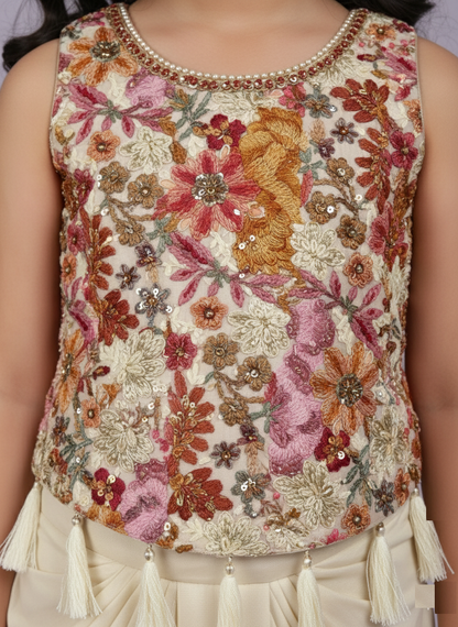 Cream Colour Chudidar(GE-GCHU_604)