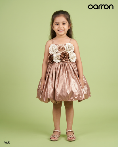 Chocalate Colour Party Frock(GE-GFRP_965)