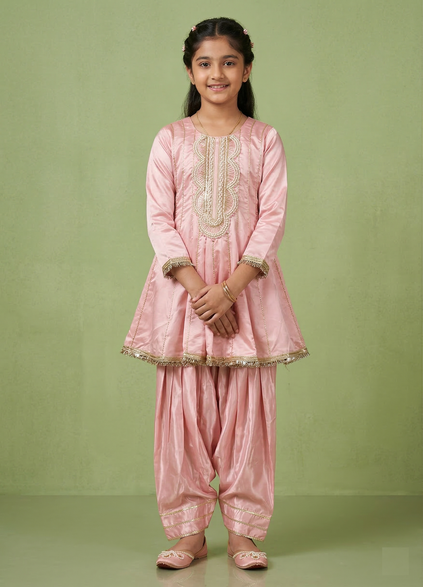 Blush Pink Colour Chudidar(GE-GCHU_103)