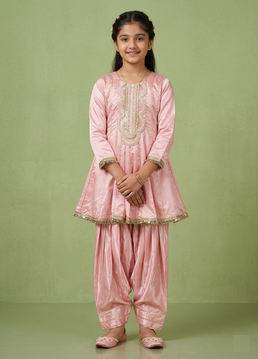 Blush Pink Colour Chudidar(GE-GCHU_103)