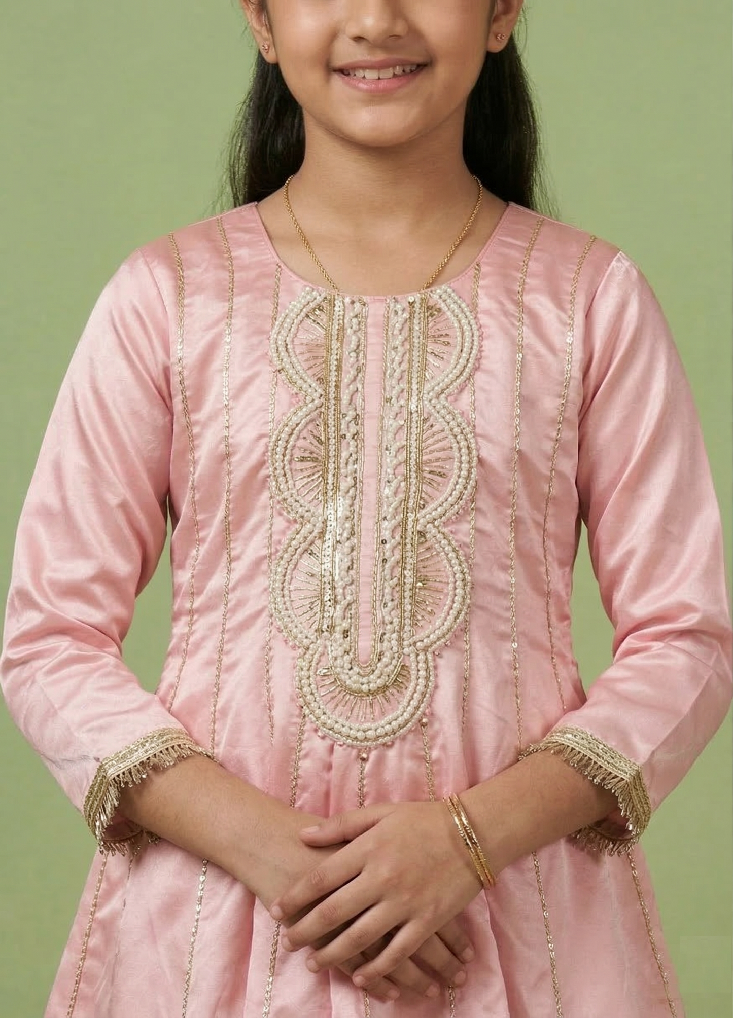 Blush Pink Colour Chudidar(GE-GCHU_103)