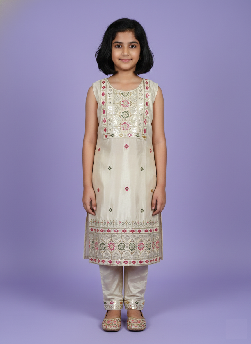 Fawn Colour Chudidar(GE-GCHU_4425)