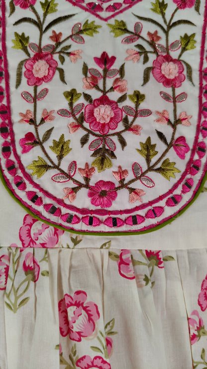 Cream Colour Chudidar(GE-GCHU_654)