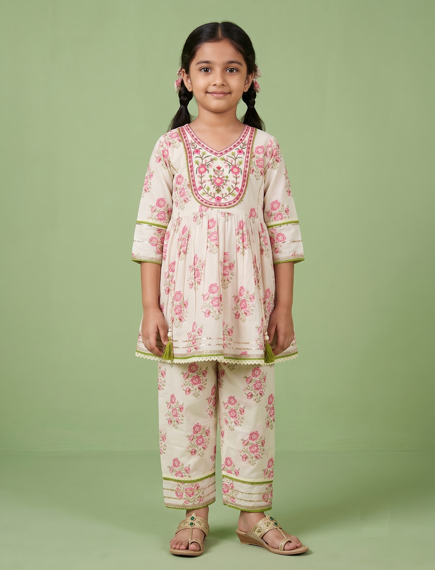 Cream Colour Chudidar(GE-GCHU_654)