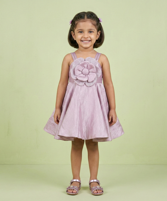 Lilac Colour Party Frock(GE-GFRP_203)