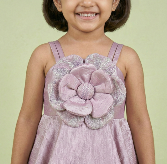 Lilac Colour Party Frock(GE-GFRP_203)