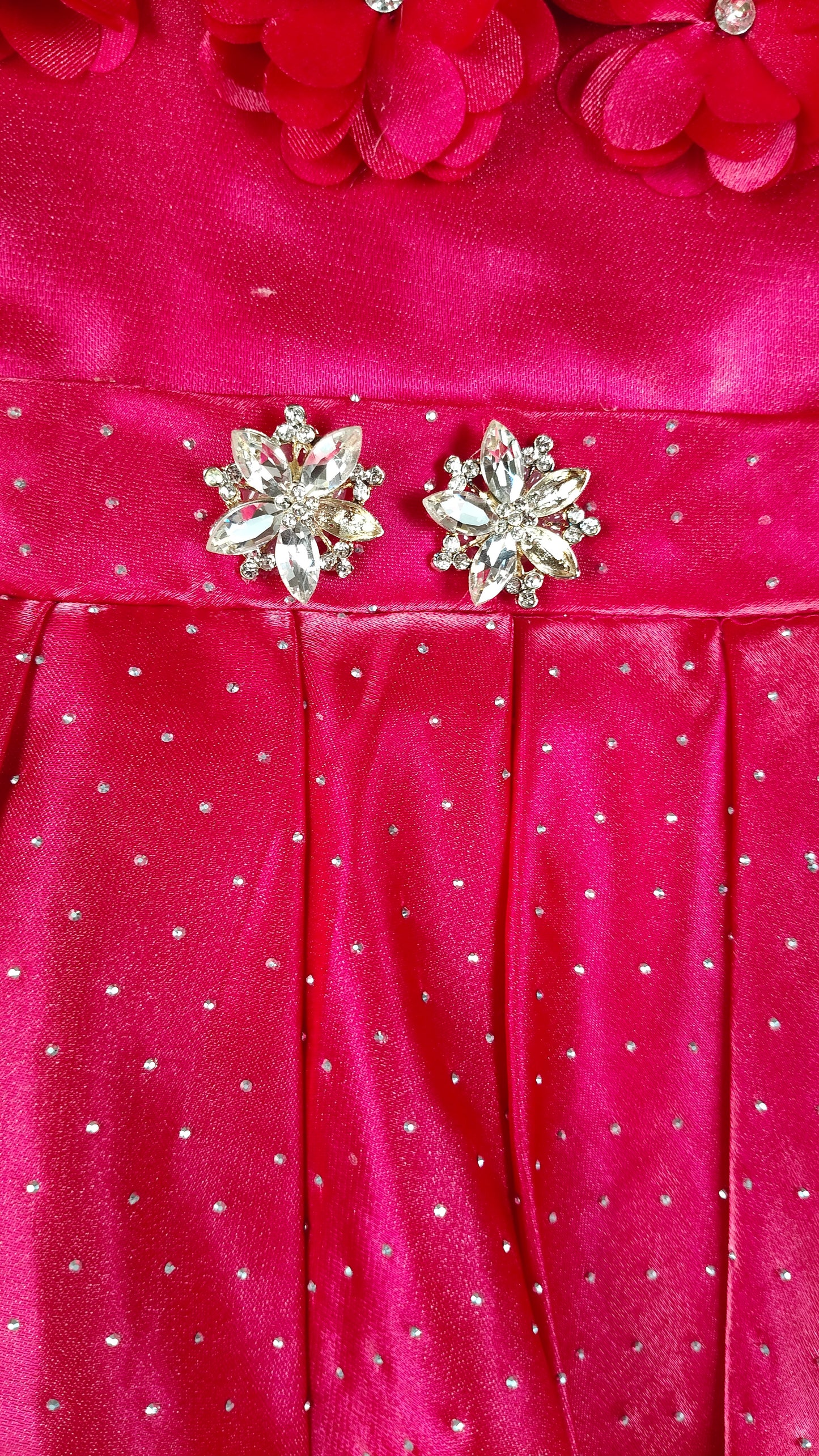 Cherry Colour Party Frock(GE-GFRP_71059)