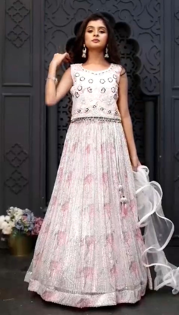 Pink Colour Ghaghra Choli(GE-GGHC_3002)