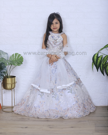 Cream Colour Ghaghra Choli(GE-GGHC_332)
