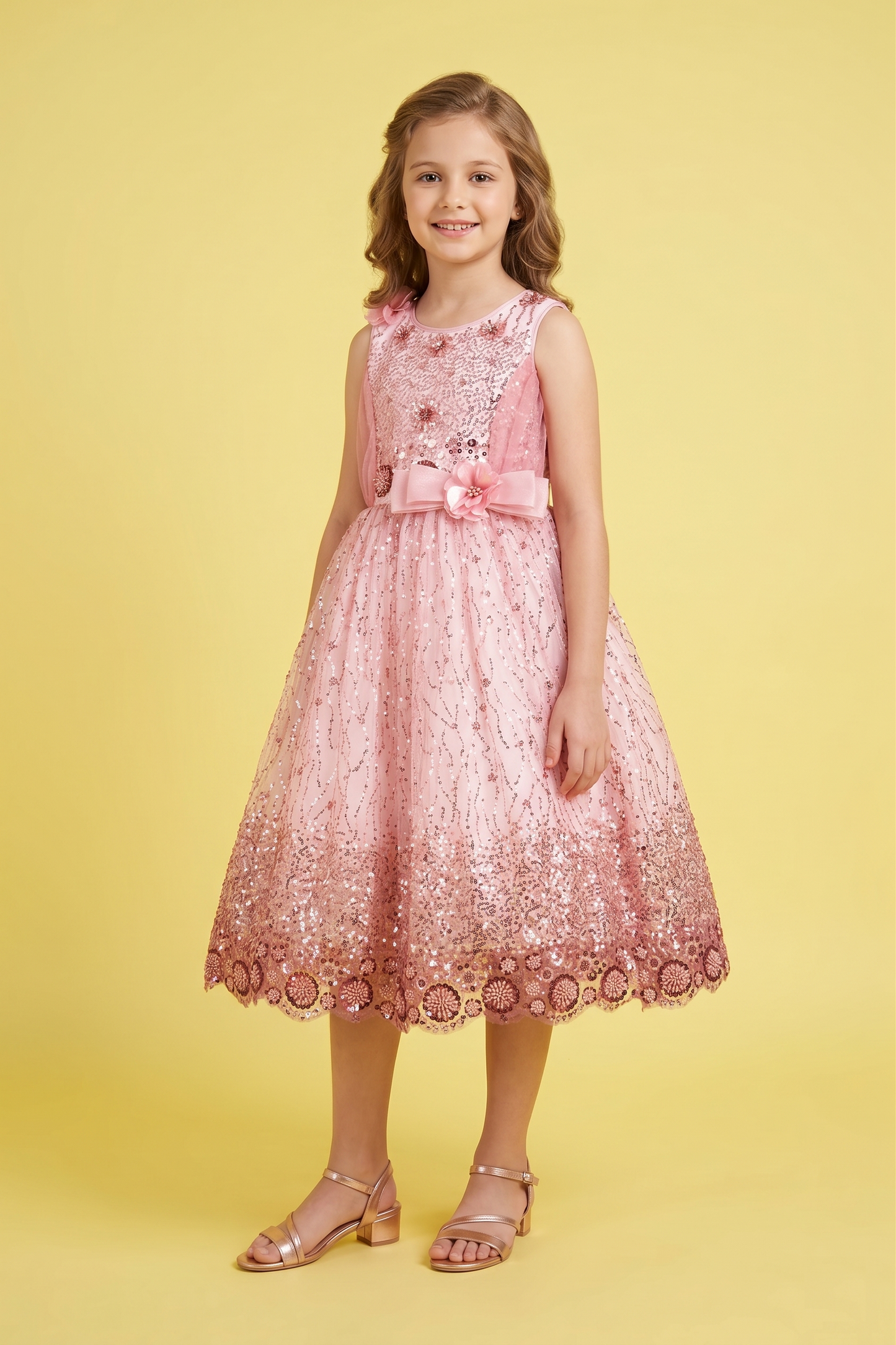 Peach Colour Gown(GE-GGWN_4816)