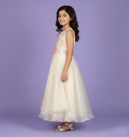 Cream Colour Gown(GE-GGWN_5141)