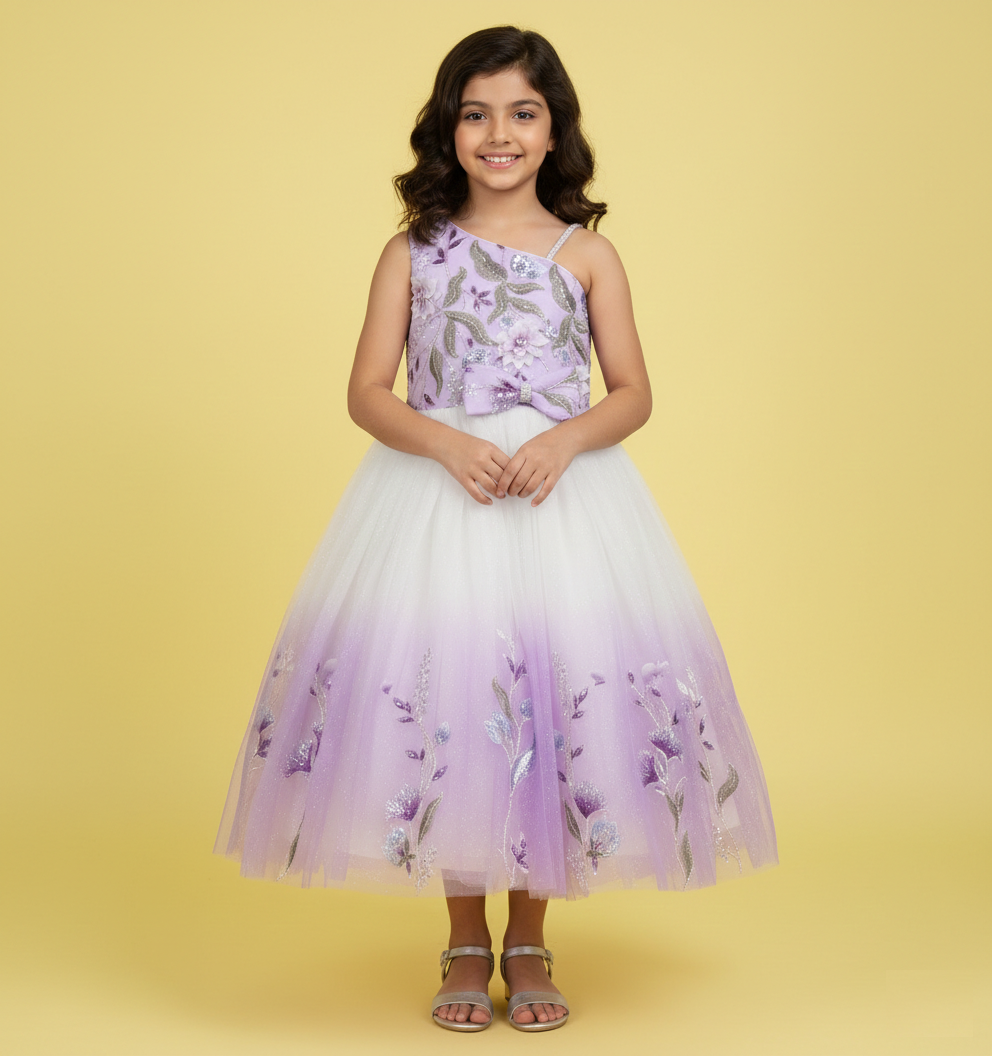 Purple Colour Gown(GE-GGWN_5149)