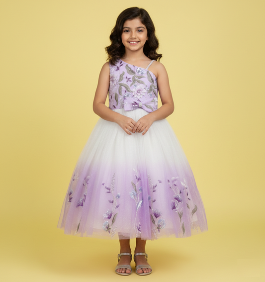 Purple Colour Gown(GE-GGWN_5149)