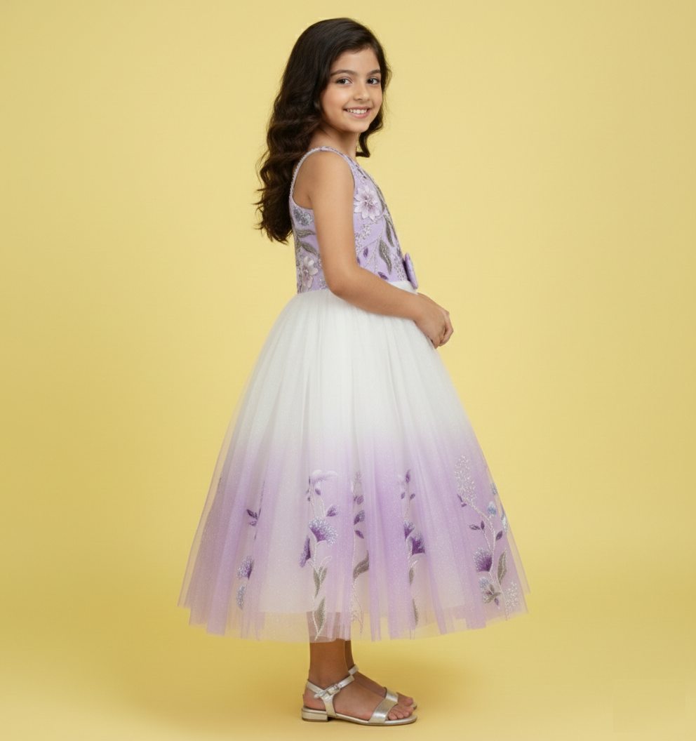 Purple Colour Gown(GE-GGWN_5149)