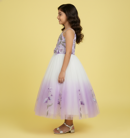 Purple Colour Gown(GE-GGWN_5149)