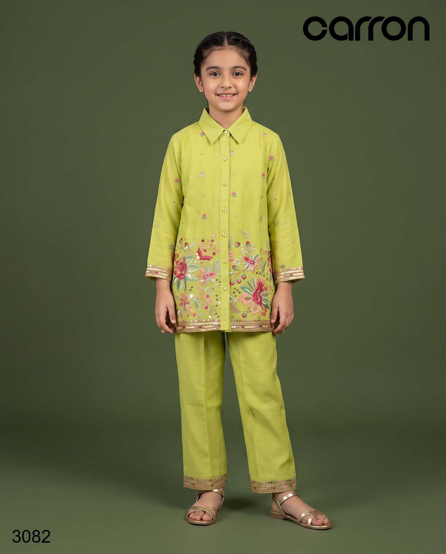Pista Colour Party Co-Ord Set(GE-GPZS_3082)