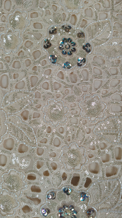 Ivory Colour Plazo Set(GE-GPZS_5894)