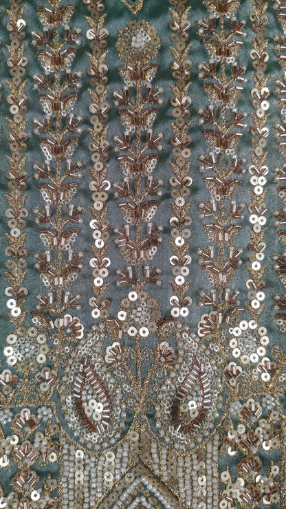 Sea Green Colour Plazo Set(GE-GPZS_9913)