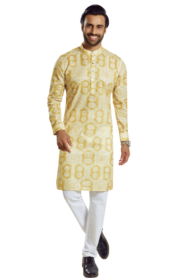 Mustard Colour Casual Kurta(MC-MKUC_GKL-AH 1694 5)