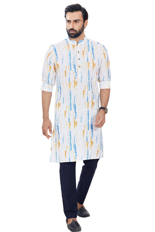 Blue Colour Kurta With Bottom(MC-MKUC_GKL-DIGI BATIC 202C)