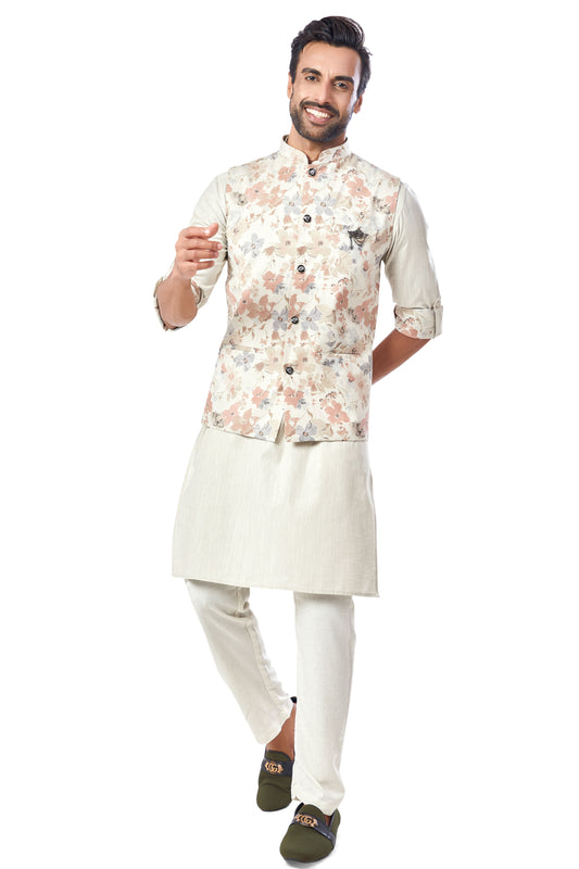 Cream Colour Bundi Set(ME-MBUS_GKST SENATE 2)