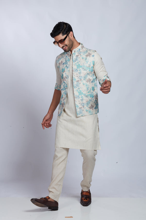 White Colour Jacket Kurta Set(MC-MKUS_GKST-SENATE-5)