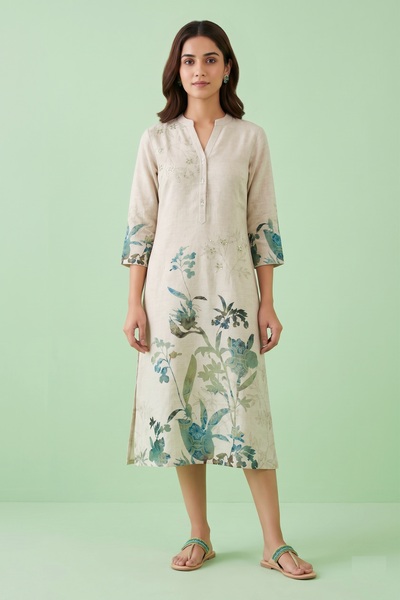 Ivory Colour Kurti(LC-WKIC_7008)