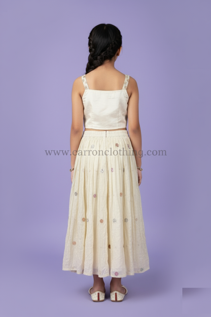 Chickoo Colour Ghaghra Choli(GE-GGHC_6608)