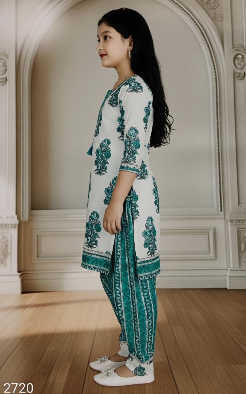 Green Colour Chudidar(GE-GCHU_2720)