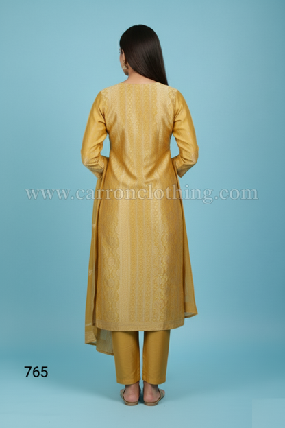 Mustard Colour Kurti Set(LC-WKIS_765)