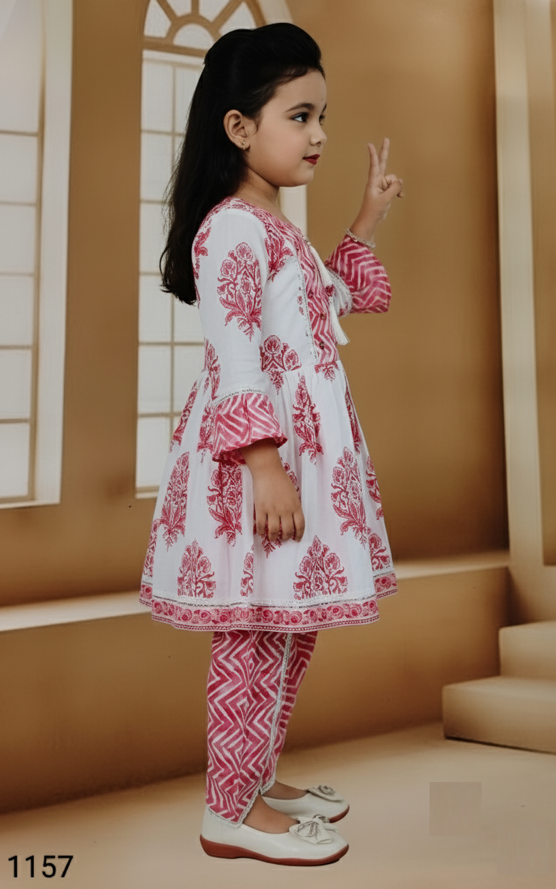 Pink Colour Chudidar(GE-GCHU_1157)