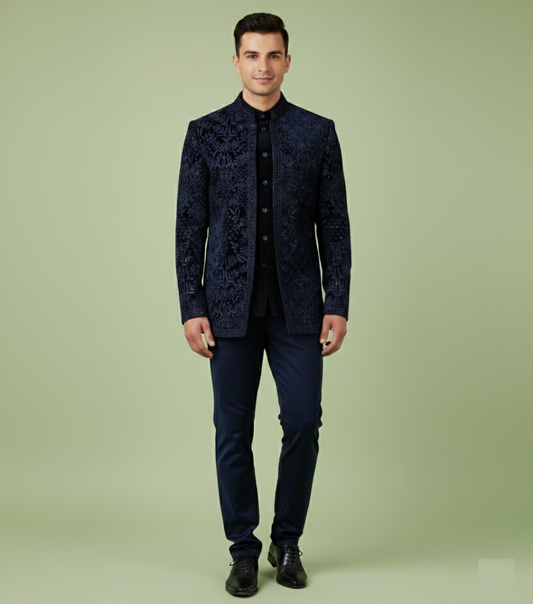 Blue Colour Indo Western(ME-MINW_9999)