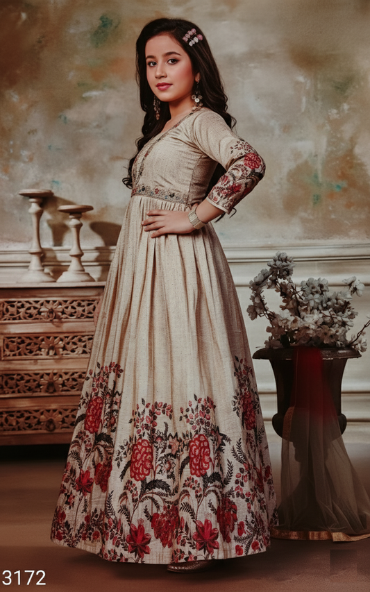 Gold Colour Gown(GE-GGWN_3172)