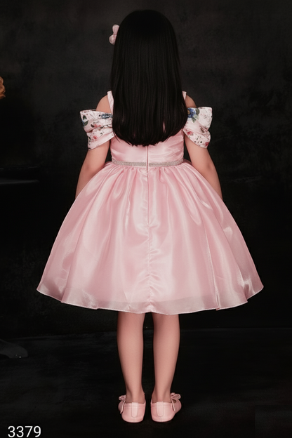 Pink Colour Party Frock(GE-GFRP_3379)