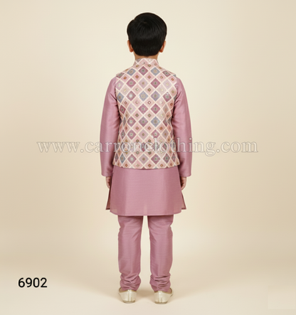 Onion Pink Colour Jacket Kurta Set(BE-BBUS_6902)