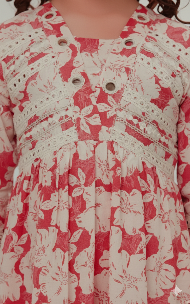 Pink Colour Chudidar(GE-GCHU_1145)