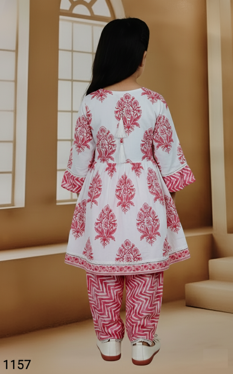 Pink Colour Chudidar(GE-GCHU_1157)