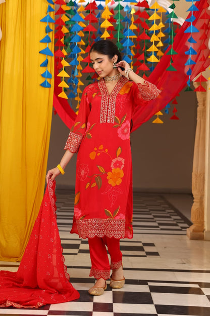 Rani Colour Straight Cut Suit(LE-WPNS_004)