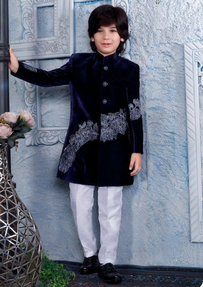 Navy Blue Colour Indo Western(BE-BINW_2067)