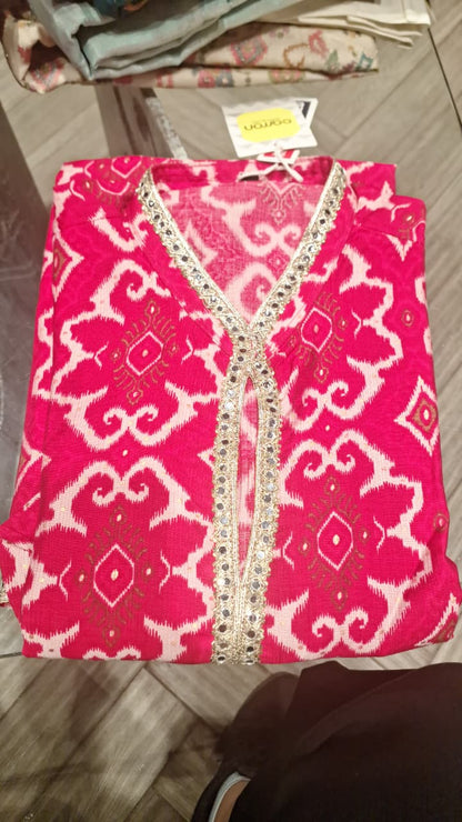 $NDUS$ Rani Colour Kurta Set(ME-MKUS_DHURENDHAR)