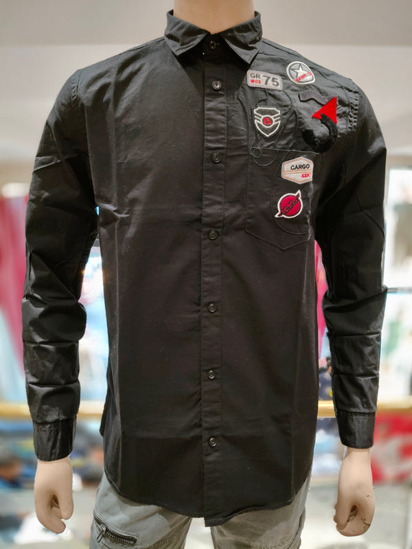 Black Colour Casual Shirt(MC-MSHC_GSF  GMR  1)