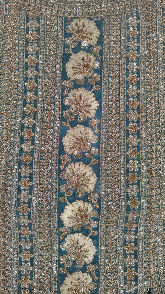 Grey Colour Gharara Set(GE-GGHS_2059)