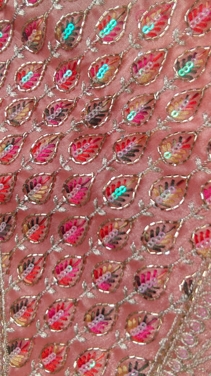 Blush Pink Colour Plazo Set(GE-GPZS_4088)