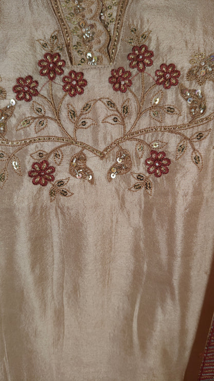 Peach Colour Kurti Set(LC-WKIS_DR 4042 C)